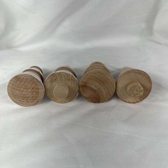 Bullseye Playground Wooden Christmas Trees Lot Set Of Four - Picture 8 of 8